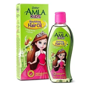 Dabur Amla Hair Nourishing Oil - 100% Natural Formula for Kids - Enriched with - Picture 1 of 7