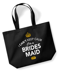Bridesmaid Gift Idea Wedding Hen Party Bridal Bag Handbag Present Keepsake