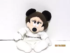 Disney Minnie Mouse As Star Wars Princess Leia Plush 11" Stuffed Character Toy - Picture 1 of 3