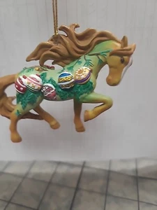 SPUR BEMALTER PONYS VINTAGE WEIHNACHTSDEKO PFERD NMIB ORNAMENT - Bild 1 von 4