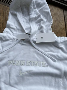 NIKE Penn State Nittany Lions White Pullover Hoodie Men's XXL NWT White Out - Picture 1 of 8