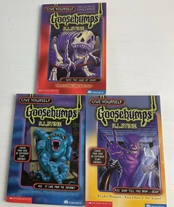Give Yourself Goosebumps RL Stine Reader Beware You Choose Scare X3 Rare PB 1 25 - Picture 1 of 14