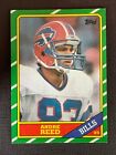 Andre Reed 1986 Topps Rookie Football Card #388 -Buffalo Bills Hall of Famer RC