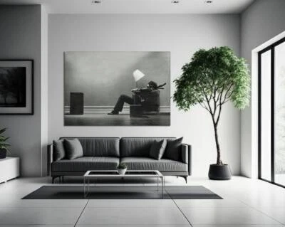 Maxell Ad 1979 by Steve Steigman Wall Art Canvas Unframed Print Art - Image 1 of 4