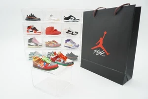 Dunk 'What the' 3D Mini Sneakers Shoes Miniature Decor Collectable + Display Box - Picture 1 of 12