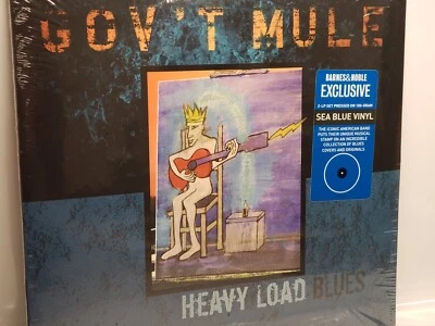 Gov't Mule Heavy Load Blues Edition Limited 180g Double Sea Blue Vinyl 2 LP NEW - Image 1 of 4
