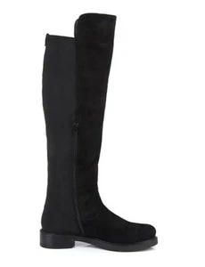 LES TROPEZIENNES Loupiote schwarz kniehohe Reitstiefel UK 3,5 36 Leder UVP120€ - Bild 1 von 3