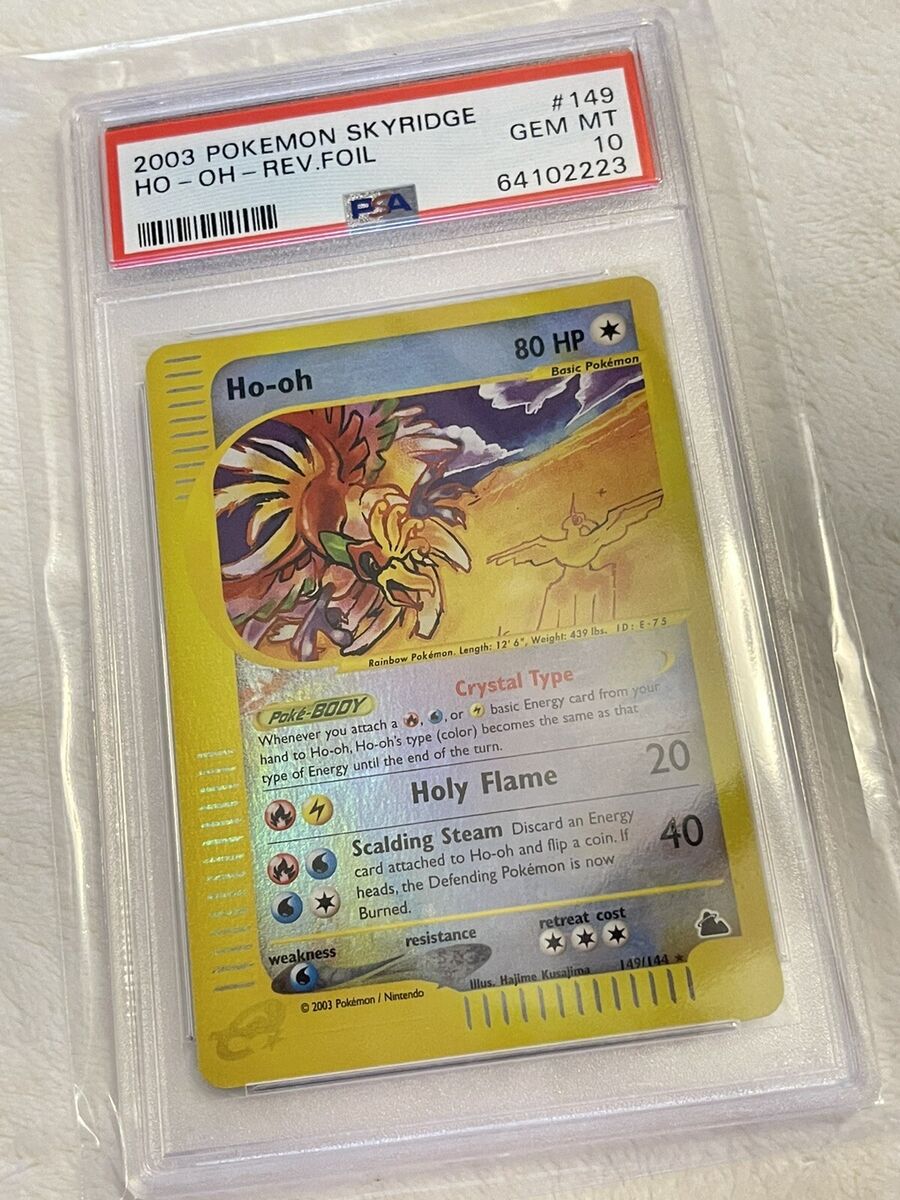 Ho-Oh Pokémon TCG Professional Sports Authenticator (PSA Ho-Oh Pokémon TCG Professional Sports Authenticator (PSA