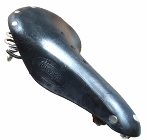 Old Brooks Saddle B66 Black Leather - Genuine Leather (449) - Picture 1 of 5