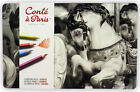 Crayons pastel Conte à Paris - étain 24 couleurs