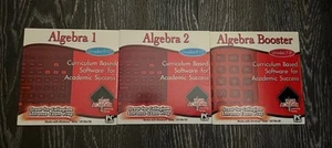 Kit - PC Treasures High Achiever Algebra 1, Algebra 2, & Algebra Booster - Picture 1 of 2