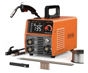 FEIFANKE MIG135 Saldatrice A Filo Continuo Senza Gas 135A 220v Sinergia Elettrod - Foto 1 di 5