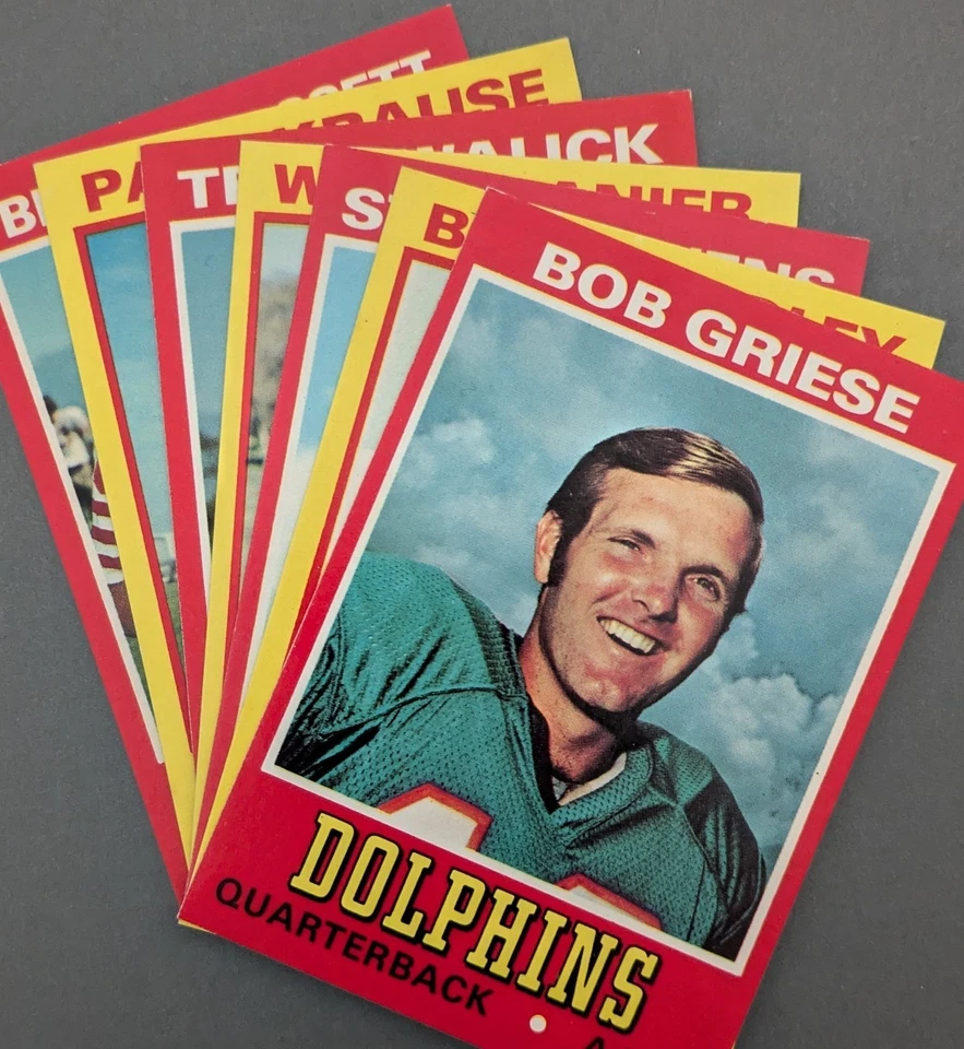 1974 Wonder Bread All-Stars Topps Football Pick from Scans PACK FRESH CORNERS NM - Image 1 of 1