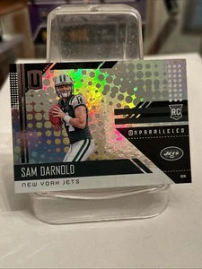 SAM DARNOLD 2018 Panini Unparalleled #206 Rookie Holo base SEAHAWKS JETS USC - Picture 1 of 2