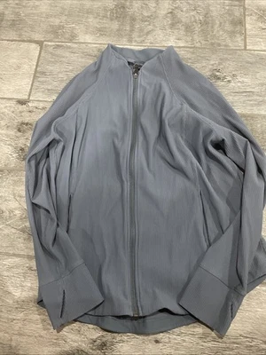 Chaqueta Athleta para mujer 2XL azul cremallera completa Foto 1 de 4