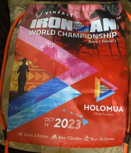 Ironman 2023 Kona Hawaii World Championship Triathlon Drawstring Bag Rucksack - Bild 1 von 3