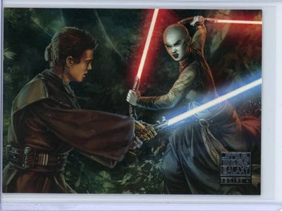 2009 Topps Star Wars Galaxy 4 "A MORE-THAN-WORTHY FOE" Base Set Card #72 - Image 1 of 2