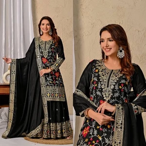 Pakistani Dress Salwar Kameez Ready To Wear Suits Indian Wedding Party Bollywood - Picture 1 of 13