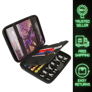 DND Würfel Tablett Box Polyhedral Rolling Tray Aufbewahrungstasche Halter RPG Dungeons Drache - Bild 1 von 5