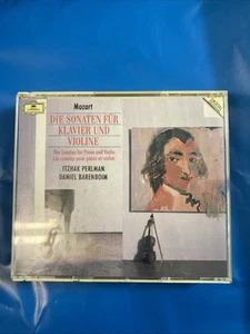 Mozart Sonaten für Klavier + Violine Perlman/Barenboim 1991 Deutsche Grammophon - Bild 1 von 3