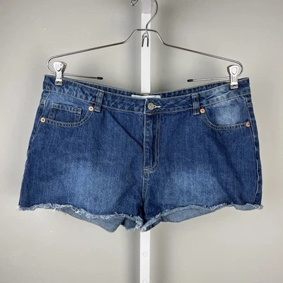 Pantalones cortos de mezclilla Zara para mujer talla 16 azul 100 % algodón Foto 1 de 4