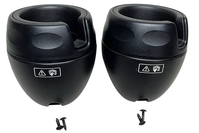 Land Rover Discovery 2 1999-2004 negro consola central portavasos con insertos bonito Foto 1 de 4