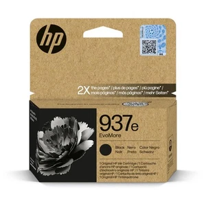 HP 937e EvoMore Black Original Ink Cartridge - Photo 1/8