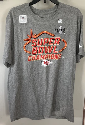 Camiseta Nike Super Bowl 58 Campeones Kansas City Chiefs - Para hombres Talla L NUEVA Foto 1 de 2