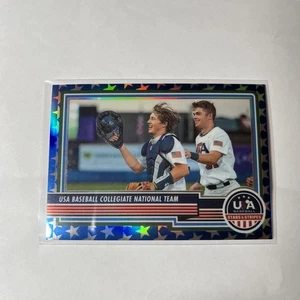 2023 Panini Stars & Stripes Blue Prizm /75 USA Baseball Collegiate National Team - Picture 1 of 3