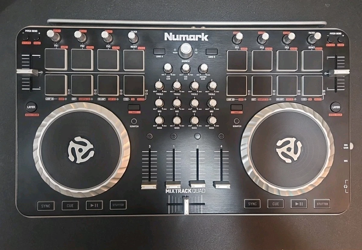 Numark MIX TRACK QUAD 4ch DJコントローラー希少品 NUMARK MIXTRACK QUAD Numark MIX TRACK QUAD 4ch DJコントローラー