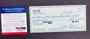 John Buck O'Neil PSA Negro League HOF signed handsigniert Scheck RARE KC Monarchs - Bild 1 von 4