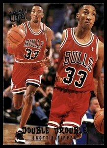 1994-95 Ultra Double Trouble Scottie Pippen #7 Chicago Bulls - Bild 1 von 2