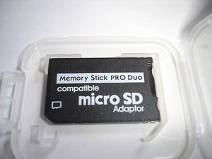 Sony compatible PRO DUO adapter for microSD adapter ,2gb,4gb,8gb - Picture 1 of 1