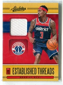 JERSEY MAGOS RELIQUIAS Absolute Bradley Beal 2020-21 Absolute Bradley Beal Threads - Imagen 1 de 1