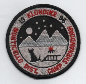 1996 Klondike Derby Patch, Stonewall Jackson Area Council, Monticello Dist., Mt - Picture 1 of 1