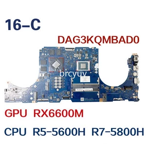 DAG3KQMBAD0 For HP Omen 16-C Laptop Motherboard R5-5600H R7-5800H RX6600M 8GB - Picture 1 of 5