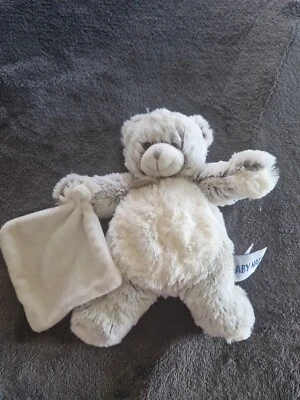 Doudou Baby Nat' Ours blanc tout doux réf BN664 - Photo 1/4