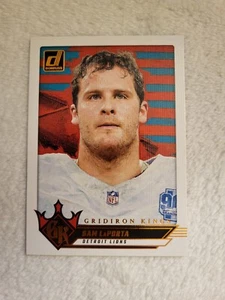 Panini Donruss Sam Laporta Gridiron Kings #4 Lions 2024 - Imagen 1 de 2