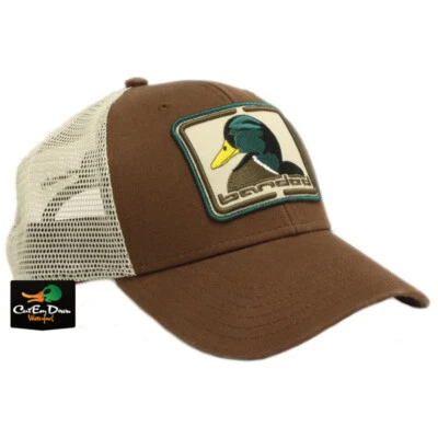 NEW BANDED GEAR MALLARD PATCH LOGO SNAPBACK CAP HAT BROWN ADJUSTABLE - Image 1 of 3