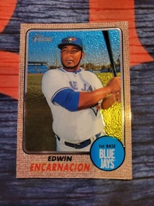 2017 Topps Heritage - Chrome #THC-445 Edwin Encarnacion /999 - Picture 1 of 2