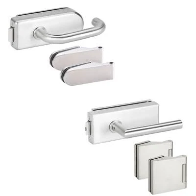 Glastürbeschlag Set Glastürschloss Glastürband OL/UV BB PZ WC Studio Office - Bild 1 von 4