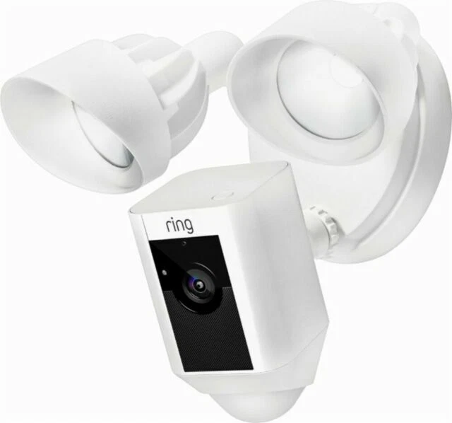 Ring Security Camera With Floodlight 220 V 1080 Pixel White - Image 1 of 1