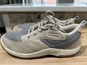 Columbia PFG Herren Gr. 9,5 grau Canvas Angeln Outdoor Fluss Turnschuhe belüftete Schuhe - Bild 1 von 6