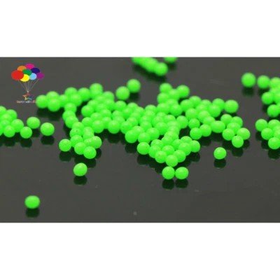 New 1000pcs Glass Fluorescent green Micro Beads small No Hole 1.5-2mm Nail Art - Image 1 of 4