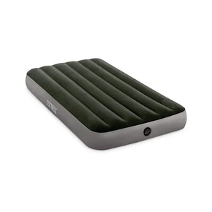 Intex Gray Standard Dura Beam Downy Air Mattress Built In Pump, Queen (Open Box) - Picture 1 of 9