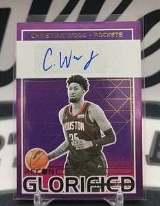 2021-22 Panini Recon Christian Wood Glorified Signatures Auto 1/25 Rockets - Picture 1 of 3