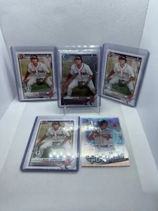 Blaze Jordan 2021 Bowman Chrome 1st Prospect Rookie RC Red Sox + Paper Lot - Picture 1 of 2