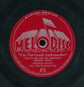 78tk-risque comedy-MELODISC-115-George Givot - Picture 1 of 2