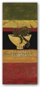 Artichoke Study II Karel Burrows Art Print 13x30 - Picture 1 of 1