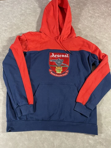 Arsenal Adidas FC Hoodie Pullover Embroidered Logo sweatshirt men’s Size Large Cover